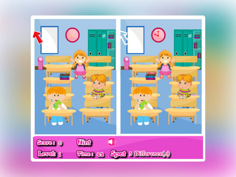 【免費遊戲App】Sweet Kids Differences-APP點子