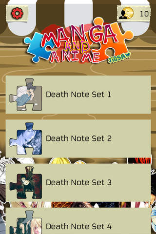 Jigsaw Manga & Anime Hd  : Gallery Japanese Puzzle on Death Note Edition screenshot 3
