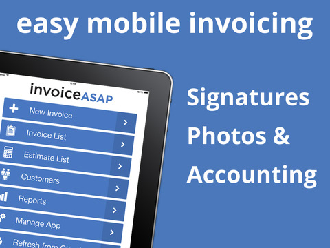 【免費商業App】Invoice ASAP, Mobile Invoicing - works with PayPal, QuickBooks, Square & Xero-APP點子