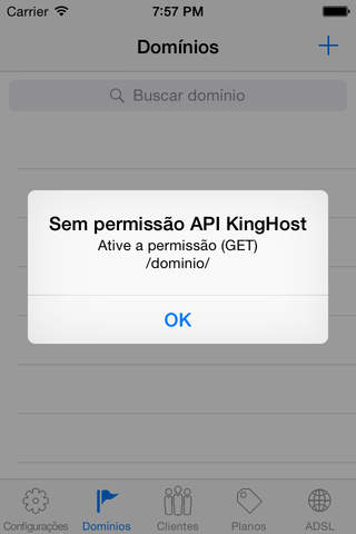 KingHost API screenshot 2