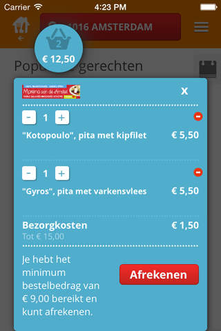 Thuisbezorgd.nl screenshot 4