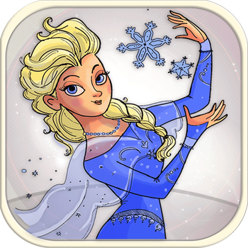 Paint magic ice princesses – coloring drawings 娛樂 App LOGO-APP開箱王