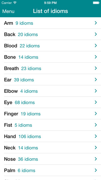 【免費教育App】English Body Idioms-APP點子