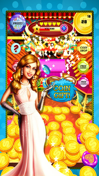 【免費遊戲App】Golden Dragon Coins pusher - The Real Cashflow Coin Dozer money Silver Casino Tour-APP點子