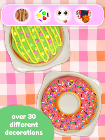 【免費遊戲App】Donut Maker Deluxe - Dessert Cooking Games for Kids-APP點子