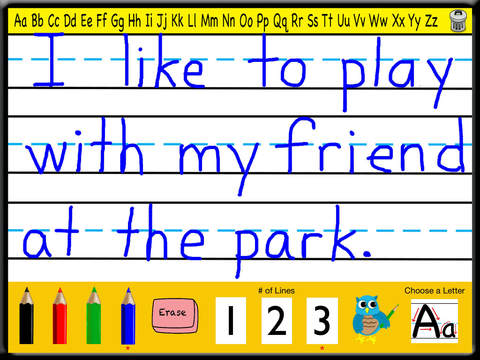 【免費教育App】Teacher Says Handwriting-Tracing & Writing Letters for Preschool, Kindergarten and Elementary Children-APP點子