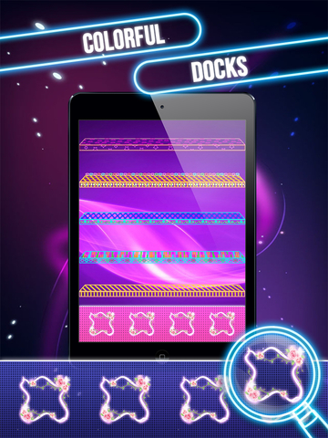 免費下載生活APP|Free Glow Screen Builder HD - Frame, Shelf, Dock & Background Wallpapers for iOS 7 Edition app開箱文|APP開箱王