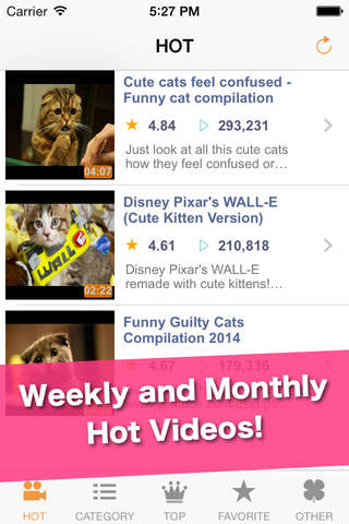 CatTube - cats, kittens video viewer screenshot 2