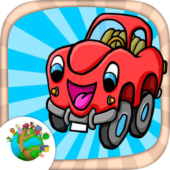 Cars, karts and trucks - fun car minigames for kids 遊戲 App LOGO-APP開箱王