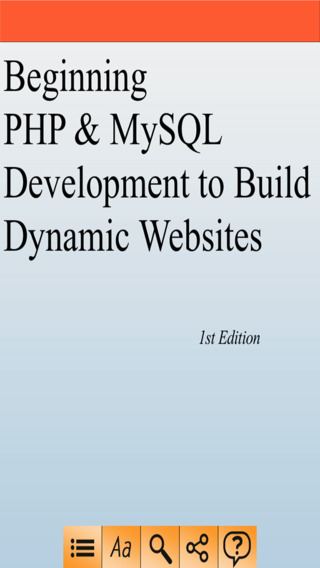 Beginning PHP and MySQL Development