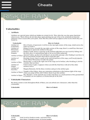 【免費遊戲App】Game Pro - Risk of Rain Version-APP點子