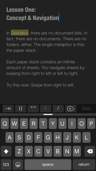 【免費生產應用App】Daedalus Touch – Text Editor for iCloud-APP點子