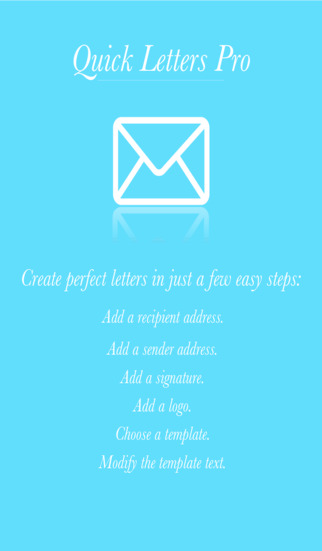Quick Letters Pro - for Personal Business Letters
