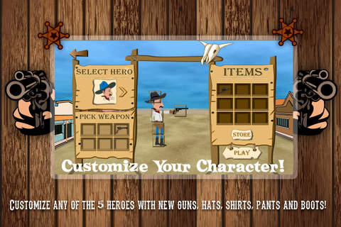 Outlaws Shootout: Great American Cowboy Shooting Game screenshot 2