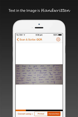 Scan & Scribe - Phone Docs OCR screenshot 3