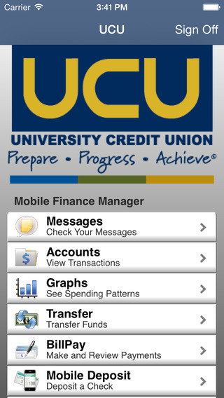 UCU's Mobile Finance Manager