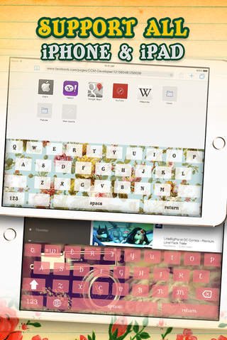 KeyCCM –  Vintage : Custom Colour and Wallpapers Keyboard Themes of The Best Design Collection Style screenshot 3
