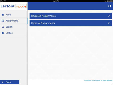CourseMill Mobile for iPad