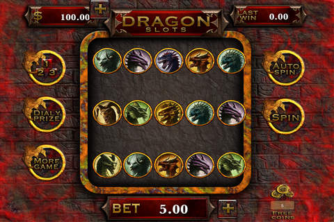 ``` Ace Dragon Fire Slots ``` - Luck of Golden Era Empire Slot machine screenshot 3