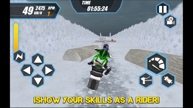 【免費遊戲App】Snow Moto Racing 2015-APP點子