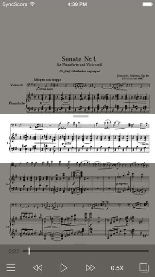 Brahms Cello Sonatas - SyncScore