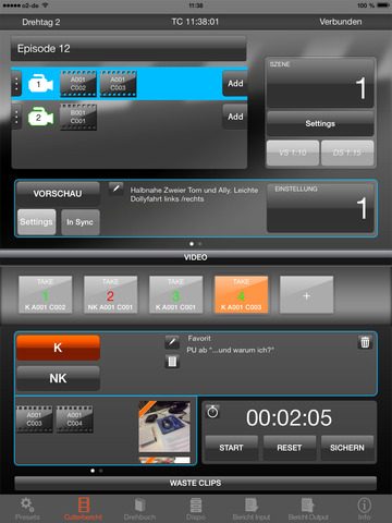 easySCOTT - die Software für Continuity & Script screenshot 2