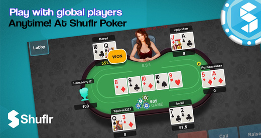 Shuflr Poker - Texas Holdem Live Free