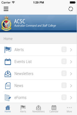 Australian Command and Staff College - Skoolbag screenshot 3