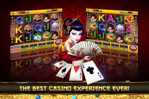Slots Golden Geisha Bonanza PRO - Lucky 777 Asian High Roller Slot-Machines screenshot 2
