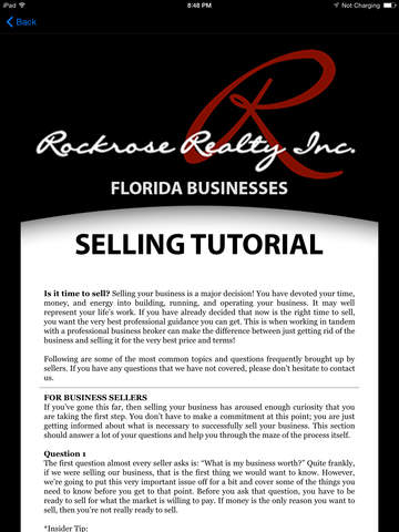 【免費商業App】RockRose Realty Inc. Florida Businesses HD-APP點子