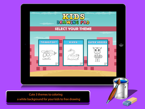 【免費遊戲App】Kids Drawing  Pad - Color & Draw-APP點子