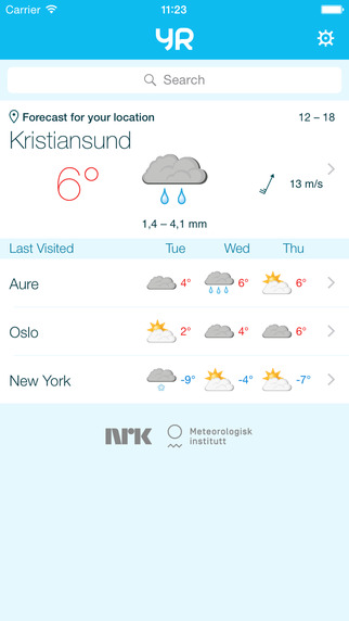 【免費天氣App】Yr.no-APP點子