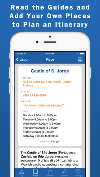 【免費旅遊App】Lisbon Travel Guide & Offline Map-APP點子