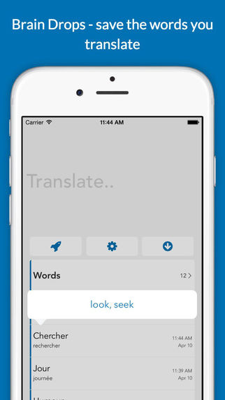 【免費生產應用App】French with Brain Drops - Expand your vocabulary-APP點子