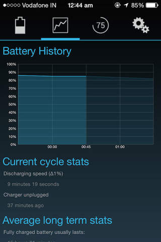 Battery stats widget screenshot 3