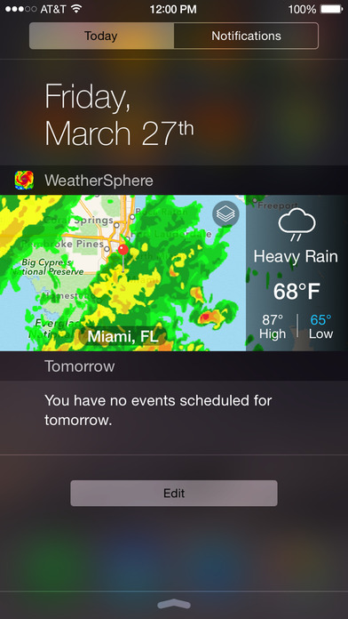 NOAA Hi-Def Radar Pro -  Storm Warnings, Hurricane Tracker & Weather Forecast screenshot 3