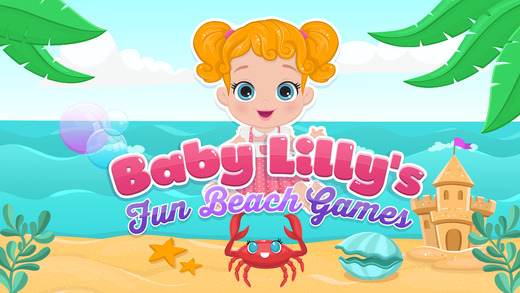Baby Caring - Baby Lilly's Fun Beach Games