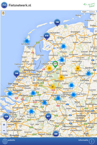 Fietsnetwerk.nl screenshot 2