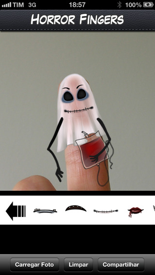 【免費娛樂App】Horror Fingers - Create horror faces over your fingers-APP點子