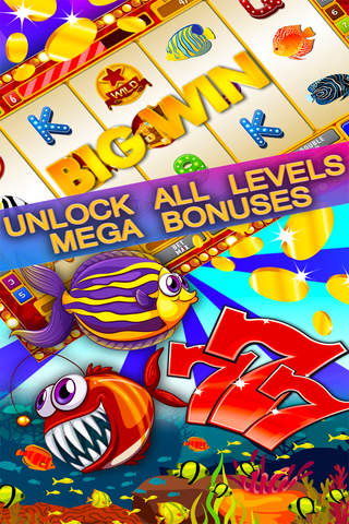 Exotic Fish Free Casino Slot Games: Big Jackpot Bonus and Lucky Fortune Payout screenshot 2