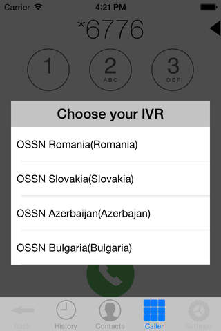 Visual IVR screenshot 4