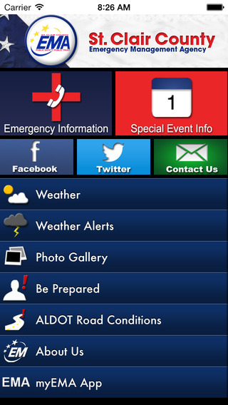 St. Clair County EMA for iPhone