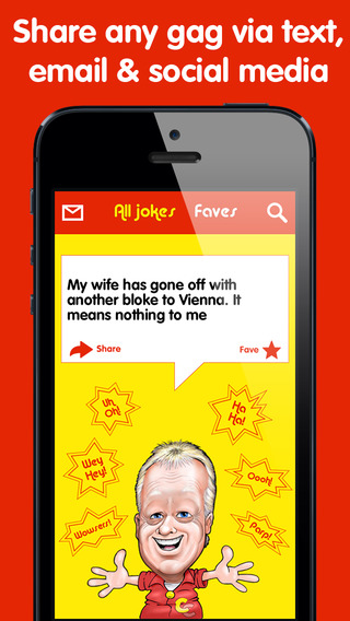 【免費娛樂App】Cheggers Fave Funny Jokes-APP點子