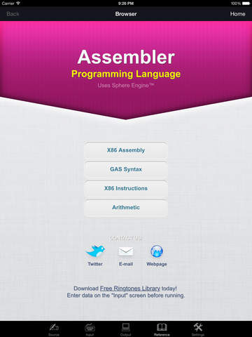 【免費書籍App】Assembler Programming Language-APP點子