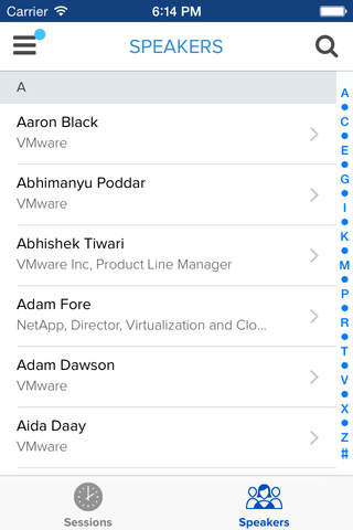 VMware Partner Exchange 2015 for iPhone screenshot 4