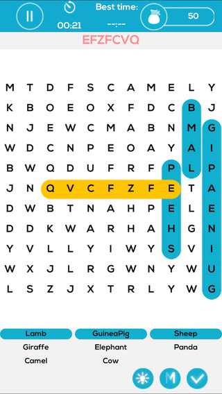 Word Search Line