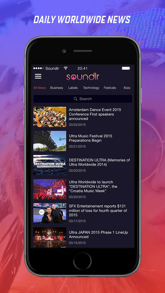 【免費音樂App】Soundlr™ - The electronic music world at your fingertips.-APP點子