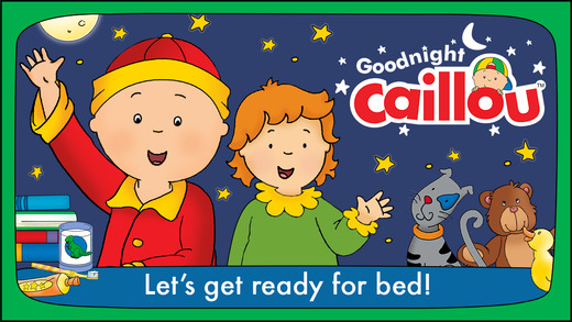 Goodnight Caillou – Bedtime Activities