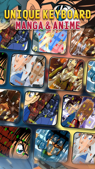 KeyCCM – Manga Anime : Custom Color Wallpaper Keyboard Themes For Detective Conan Edition