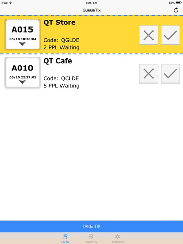 【免費生產應用App】QueueTix-APP點子